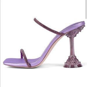 Jeffrey Campbell Lilac Purple Jeweled Strappy Heels